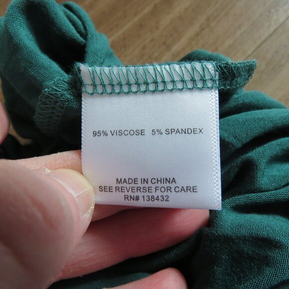 MODCLOTH Kelly Green Tie Front Button Blouse Top Stretch Travel - Size 4X NWOT - Picture 16 of 16